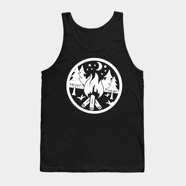 Camp Fire Tank Top by Prashanthmuralidharart